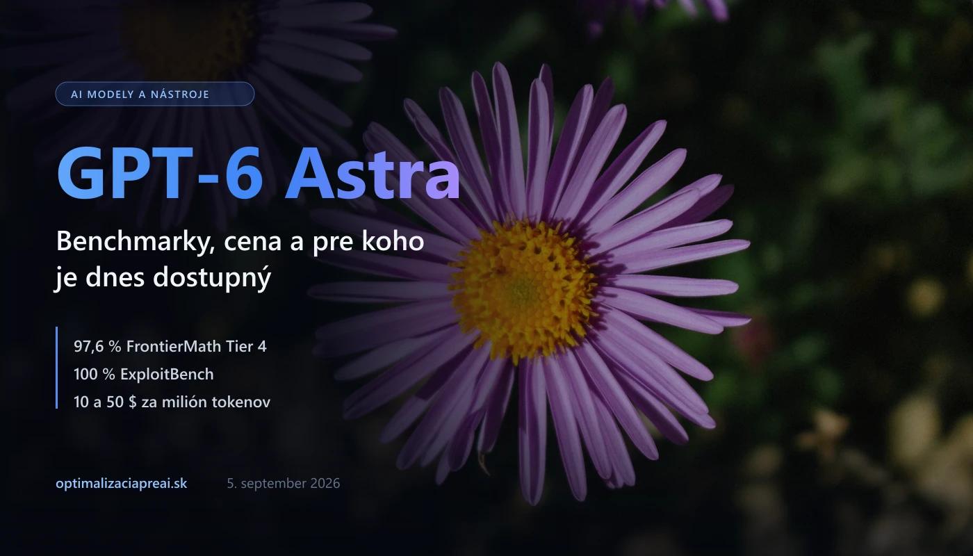 GPT-6 Astra: benchmarky, cena a pre koho je dnes dostupný