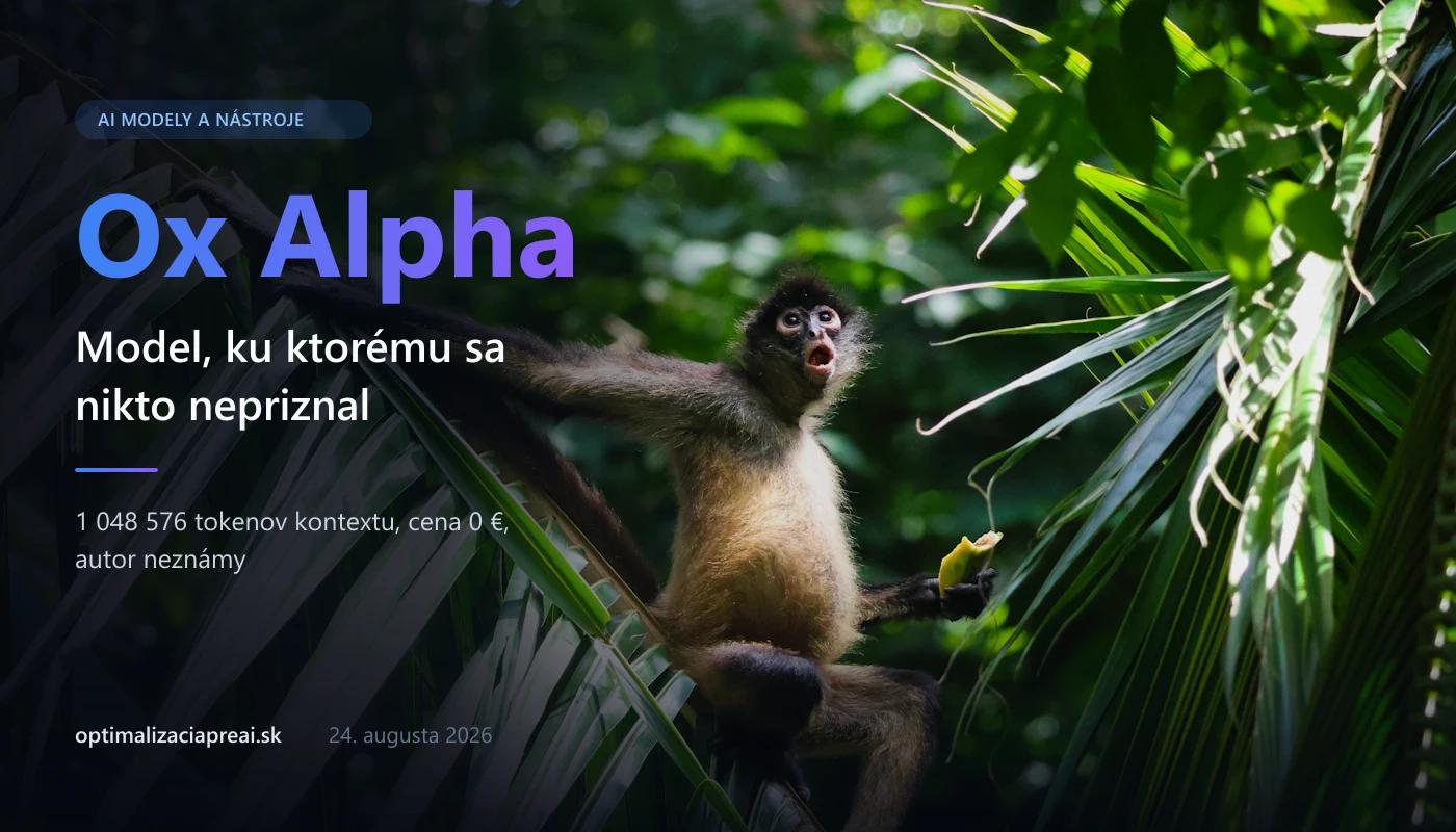 Ox Alpha: model, ku ktorému sa nikto nepriznal